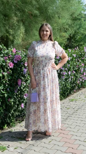 Rochie inflorata