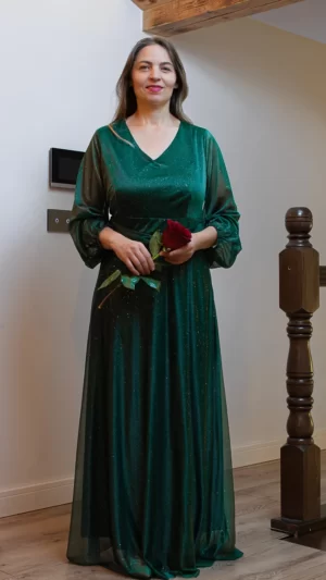 Rochie verde smarald