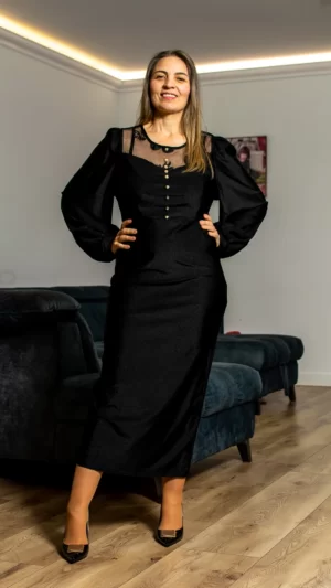Rochie neagra simpla