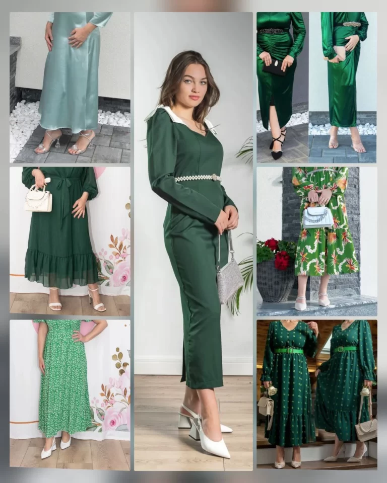 Ce culoare de pantofi merge la rochie verde?