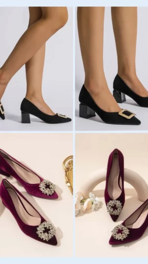 pantofi eleganti cu toc mic