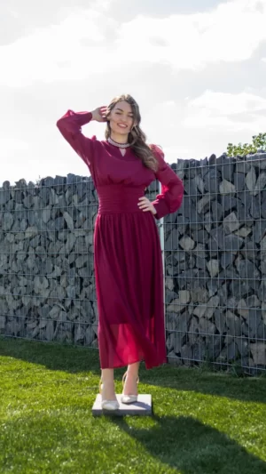 Rochie burgundy