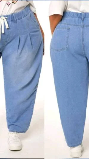 Blugi cu elastic in talie |  Blugi dama marimi mari | 220 lei | 180 lei