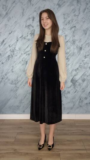 Rochie din catifea