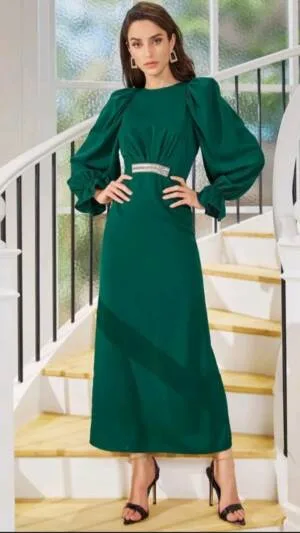 Rochie verde elegantă | Rochie de Cununii |  300 - 220 lei