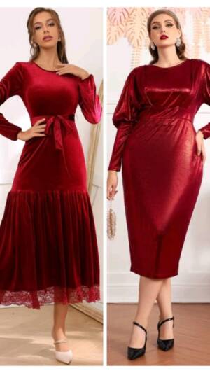 Modele rochii catifea | Rochie eleganta ocazie | Rochie visinie | 140-160 lei