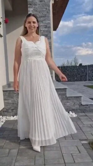 Rochie botez alba | Rochie alba eleganta | 300lei