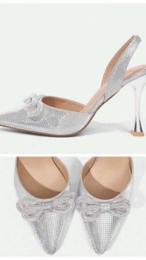 Pantofi Arginti | Pantofi decupați | Sandale cu toc 36 37 38 | 300 - 280 - 200 lei