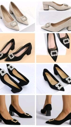 Pantofi dama eleganti | Pantofi dama eleganti cu toc mic | 250 - 200 lei