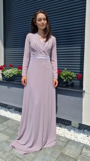 Rochie de Cununie | Rochie de Nuntă | Rochie Lungă cu mâneci | 350-300 lei