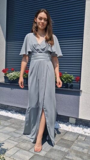 Rochie Olive de nuntă cu Căptușeală| Rochie lungă de Cununie | Rochie de Domnișoare Onoare | 350 - 200 - 130 lei