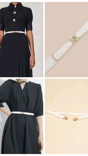 Curele elastice subțiri | Curele albe | 80 - 75 lei