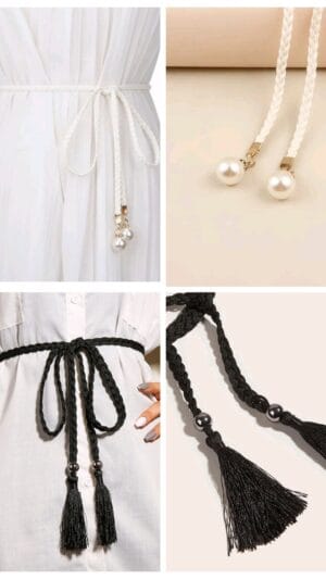 Centură subtire elegantă | Curea cordon elegant | 80 - 70 lei