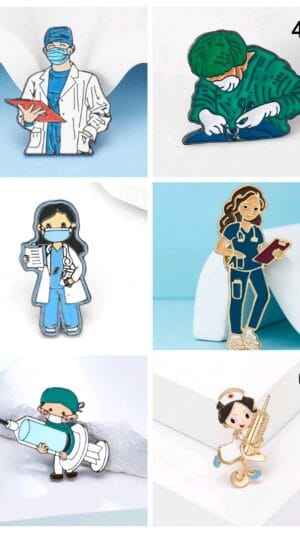 Broșe Desing | Broșe asistenta Cadou Sărbători | 80 lei