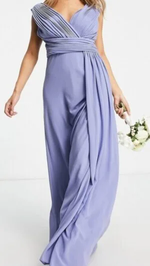 Rochie pentru domnisoara de onoare | Rochie Mov pudră | Rochie TFNC | 350 lei