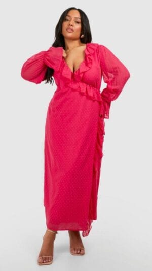 Rochie Lunga Boohoo Plus Size,roz 52 | 399 lei