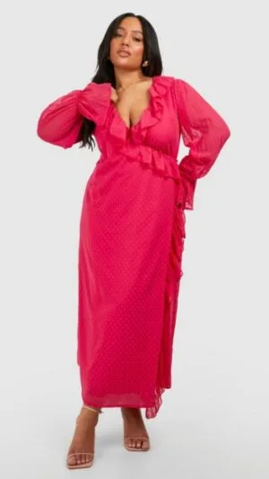 Rochie Lunga Boohoo Plus Size,roz 52 | 399 lei