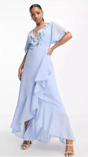 Rochie Maya Deluxe | Rochie elegantă Albastră | 482 lei