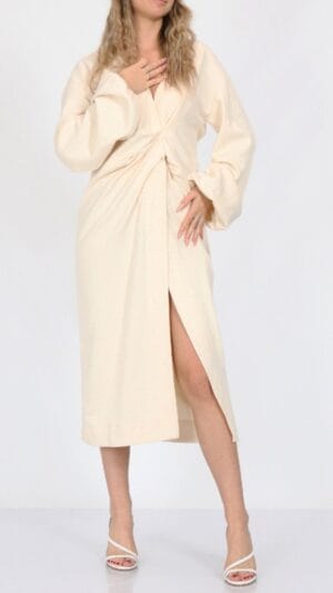 Rochie medie ASOS,crem  | 400 lei
