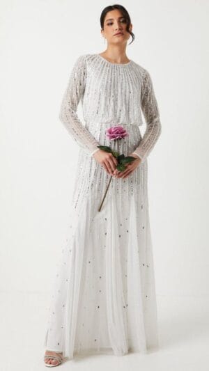 Rochii albe cununii | Rochie elegantă Evenimente speciale | 1000 lei