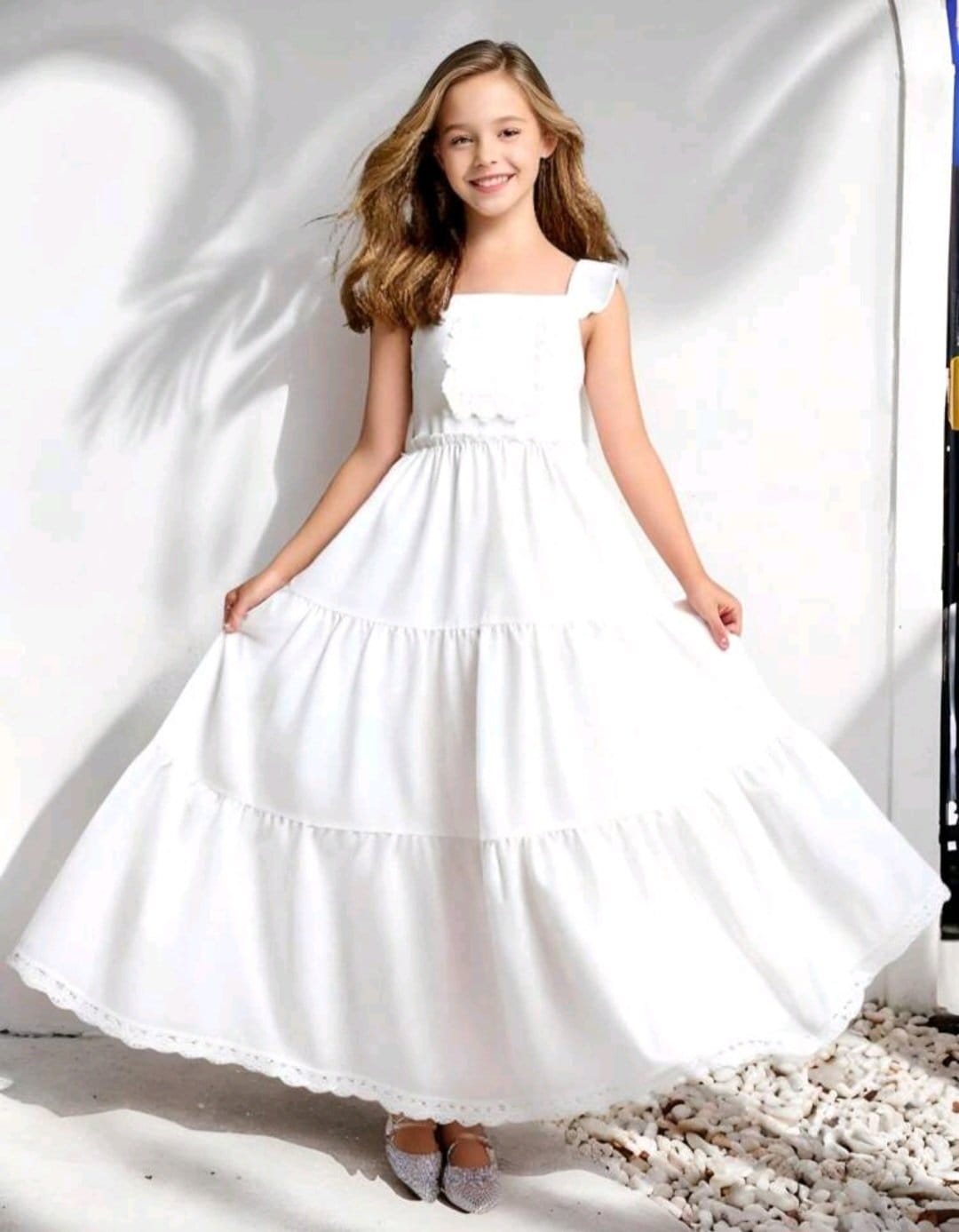 Rochii Adolescente albe 8,9,10y |Model -11 | 230 lei