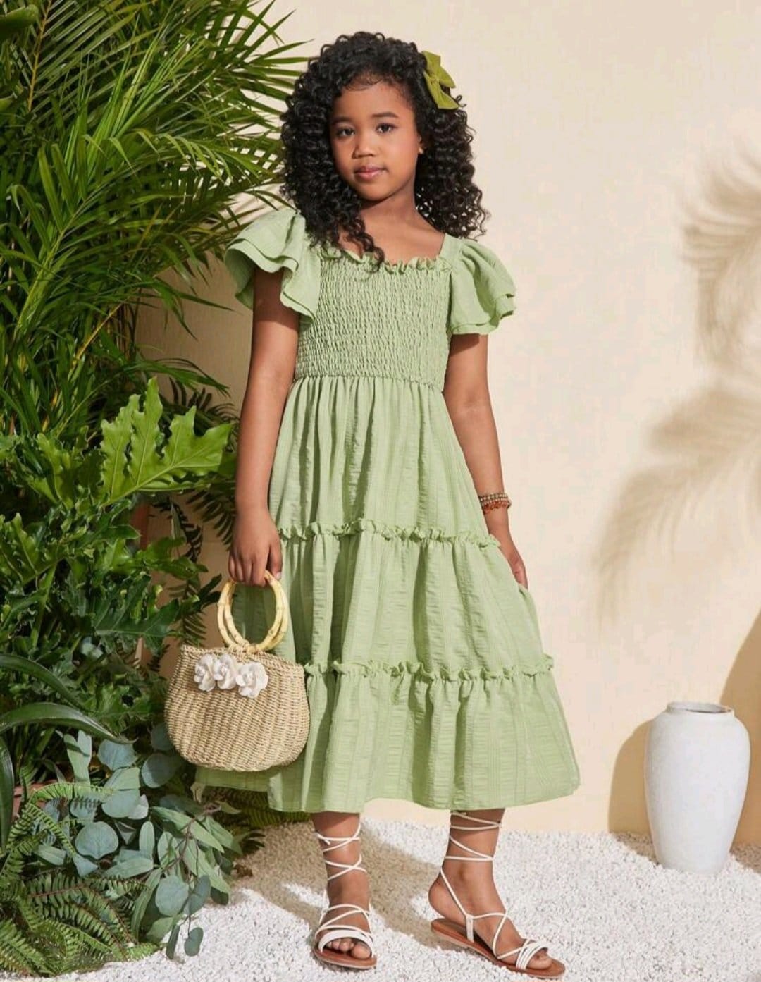 Rochie verde Elsa fetite | Rochii de Bal |Model-5 | 150 lei