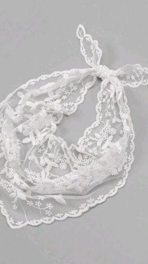 Batic Alb Botez | Batic Dantelat | 45lei