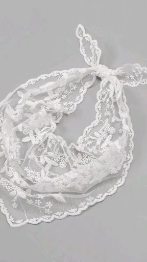 Batic Alb Botez | Batic Dantelat | 45lei