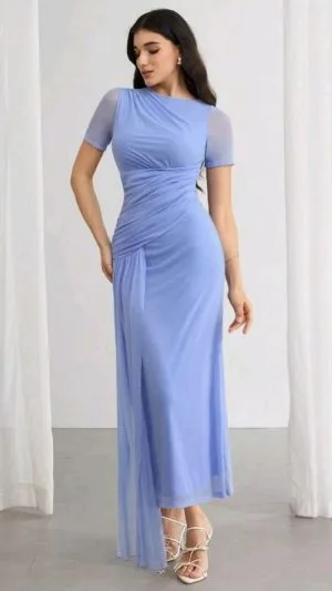 Rochie Albastră Lungă | Rochii Lungi Elegante | 300lei