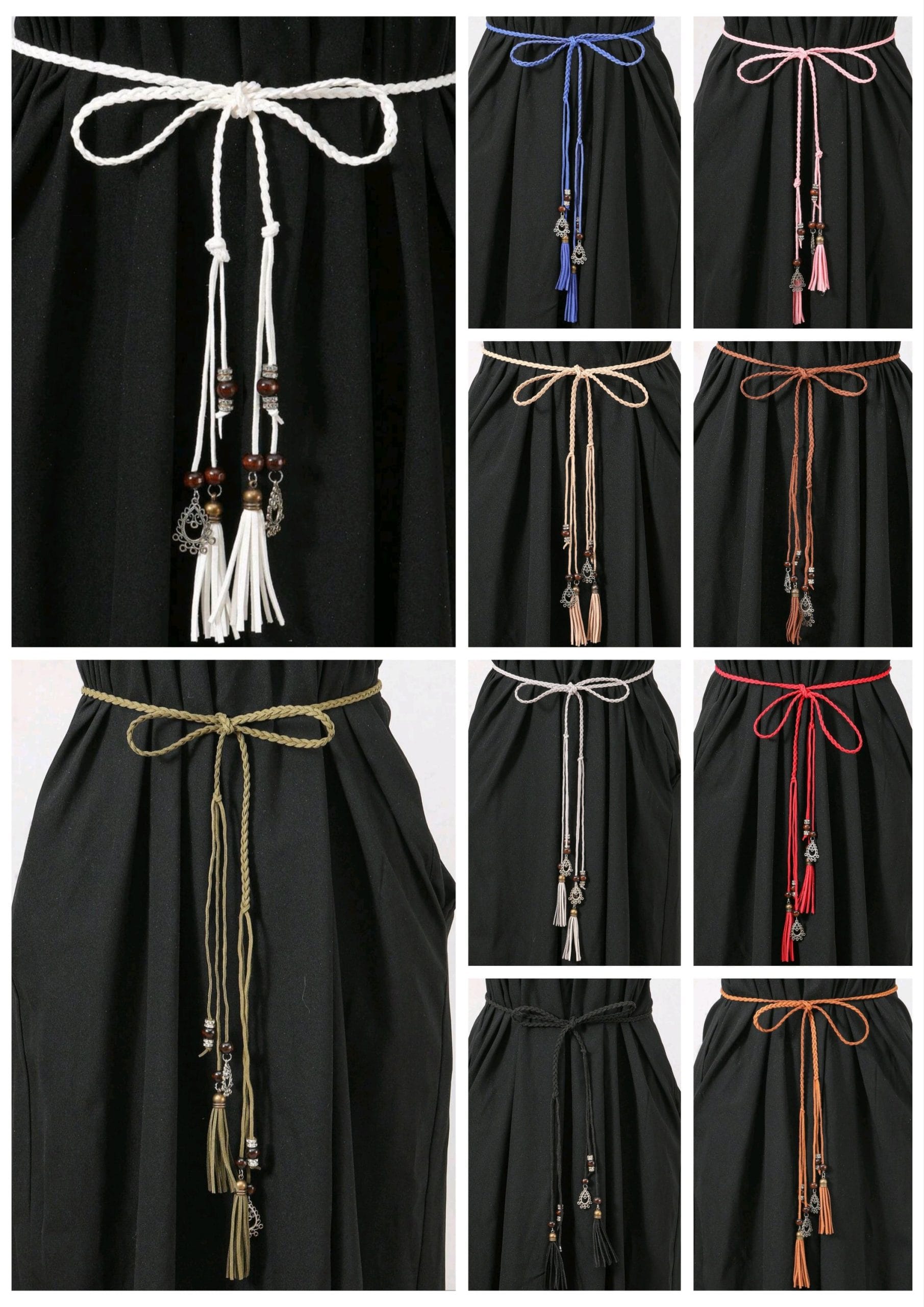 Curea Damă | Curea cu lanț pentru talie cu ciucuri | 100 lei