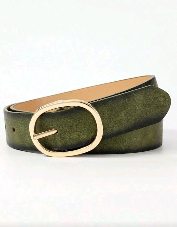 Curea din Piele Verde | Curea Verde | 80lei