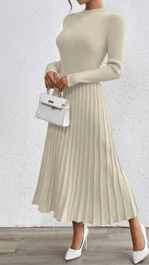 Rochie Caisă Plisată | Rochie Elegantă | 230lei