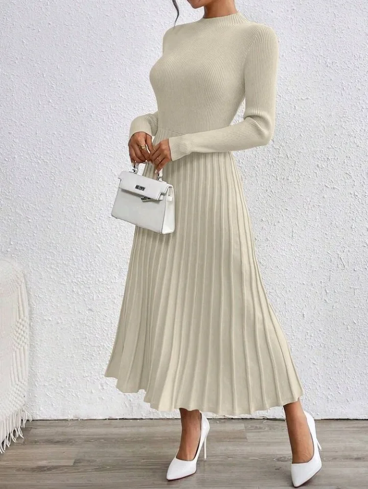 Rochie Caisă Plisată | Rochie Elegantă | 230lei