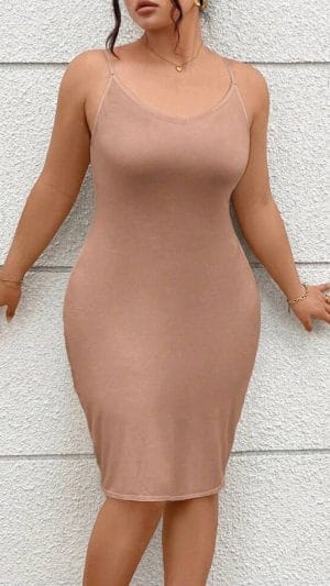 Jupón Damă Plus Size din Viscoză Elastică – Mărimi 1XL-4XL
